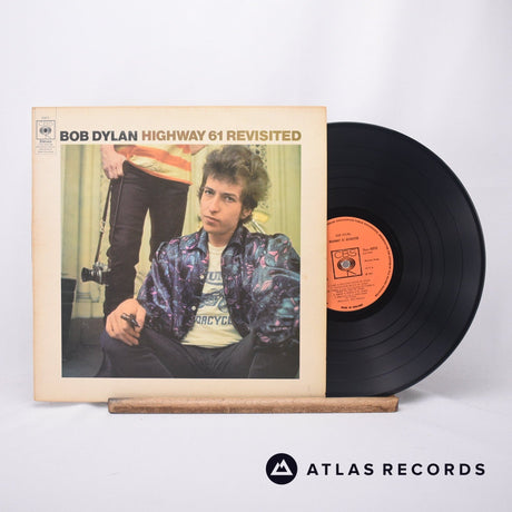 Bob Dylan Highway 61 Revisited LP Vinyl Record - Front Cover & Record