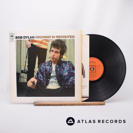 Bob Dylan Highway 61 Revisited LP Vinyl Record - Front Cover & Record