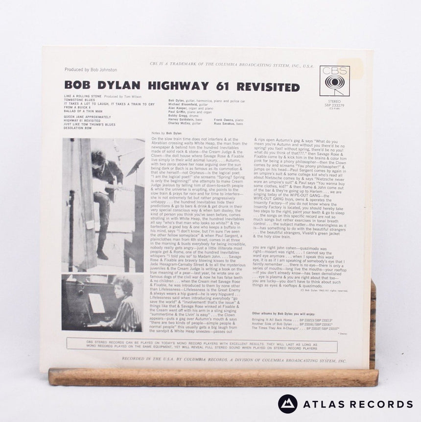 Bob Dylan - Highway 61 Revisited - Repress Australia LP Vinyl Record - EX/EX
