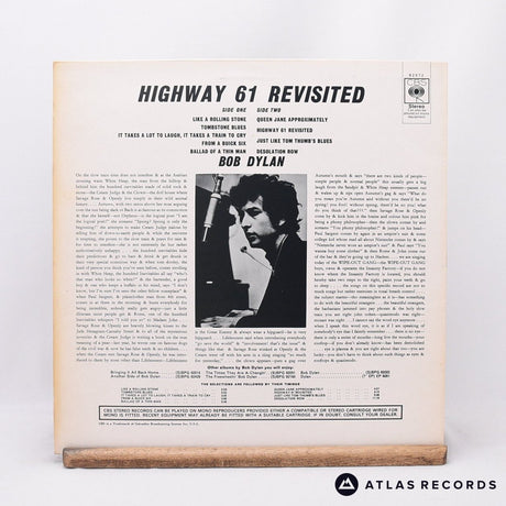 Bob Dylan - Highway 61 Revisited - Reissue A2 B2 LP Vinyl Record - EX/EX