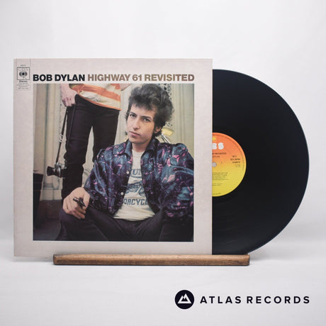 Bob Dylan Highway 61 Revisited LP Vinyl Record - Front Cover & Record