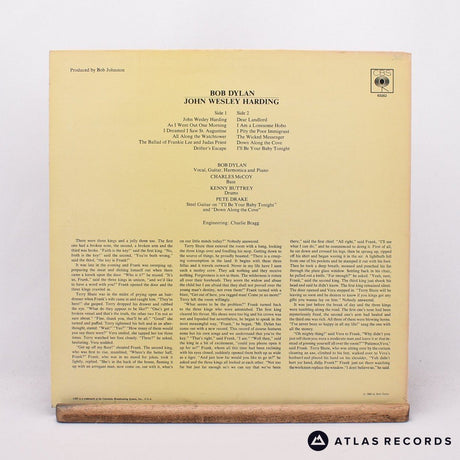 Bob Dylan - John Wesley Harding - Reissue LP Vinyl Record - VG+/EX