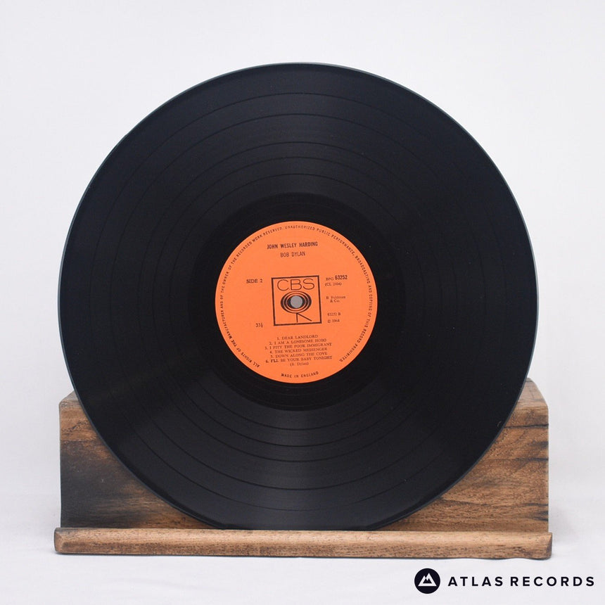 Bob Dylan - John Wesley Harding - A2 B2 LP Vinyl Record - EX/EX