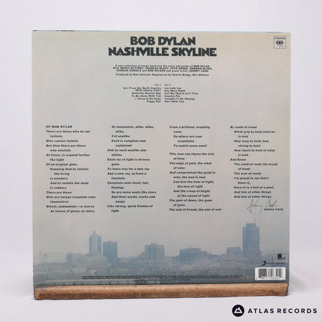 Bob Dylan - Nashville Skyline - 180G Reissue LP Vinyl Record - EX/EX