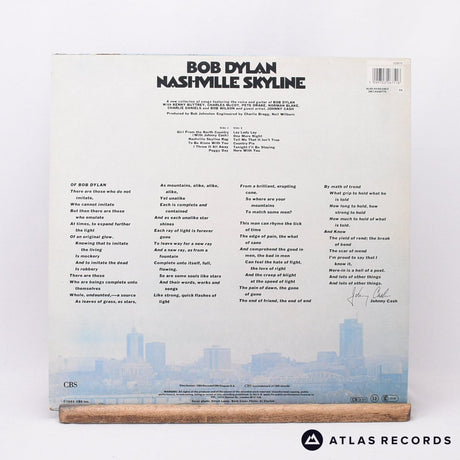 Bob Dylan - Nashville Skyline - Reissue LP Vinyl Record - EX/EX