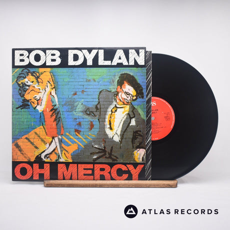Bob Dylan Oh Mercy LP Vinyl Record - Front Cover & Record
