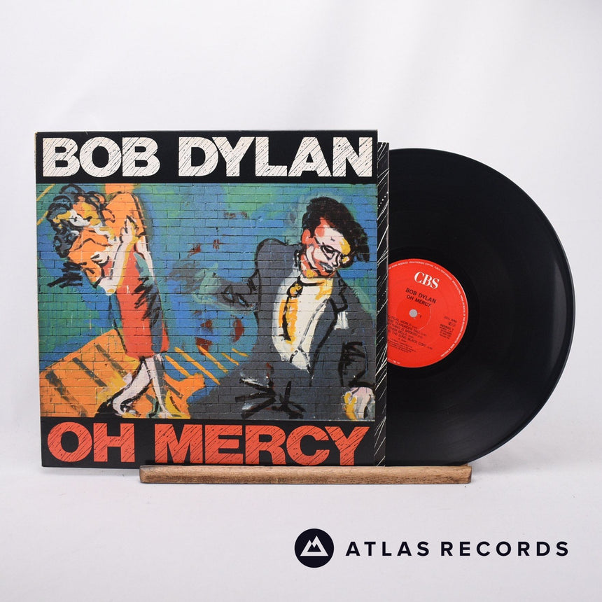 Bob Dylan Oh Mercy LP Vinyl Record - Front Cover & Record