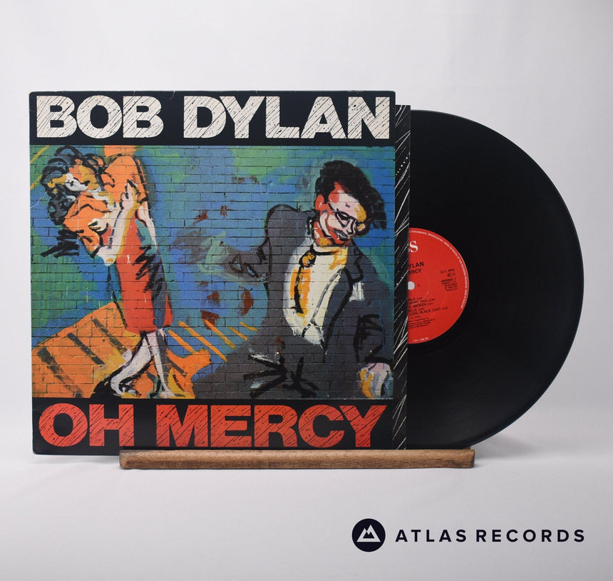 Bob Dylan Oh Mercy LP Vinyl Record - Front Cover & Record