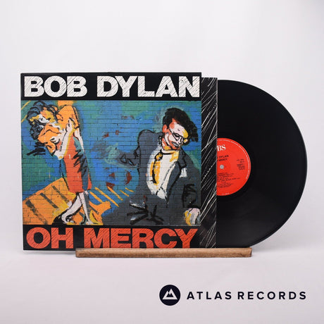 Bob Dylan Oh Mercy LP Vinyl Record - Front Cover & Record