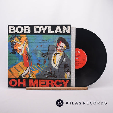 Bob Dylan Oh Mercy LP Vinyl Record - Front Cover & Record