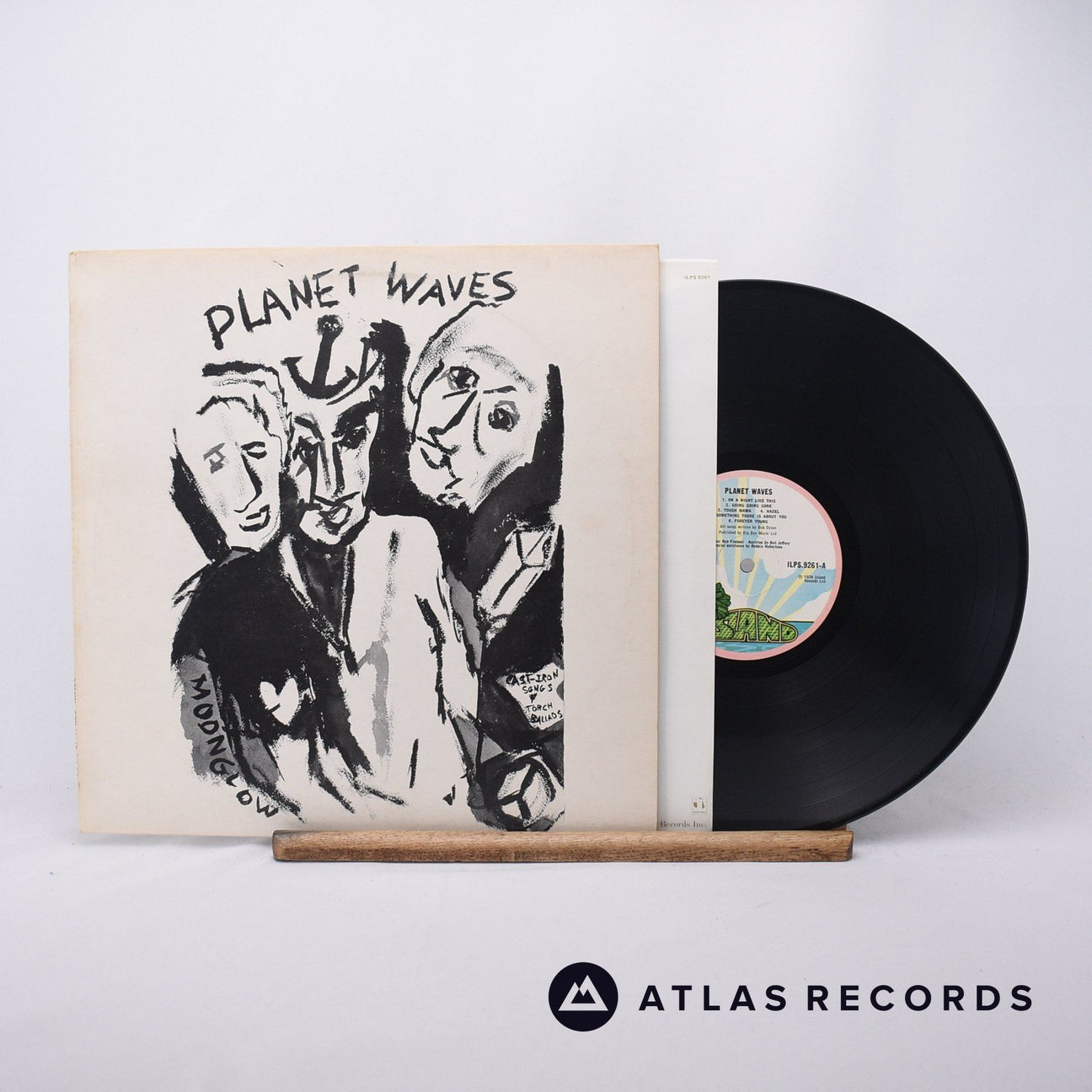 Bob Dylan Planet Waves LP Vinyl Record - Front Cover & Record
