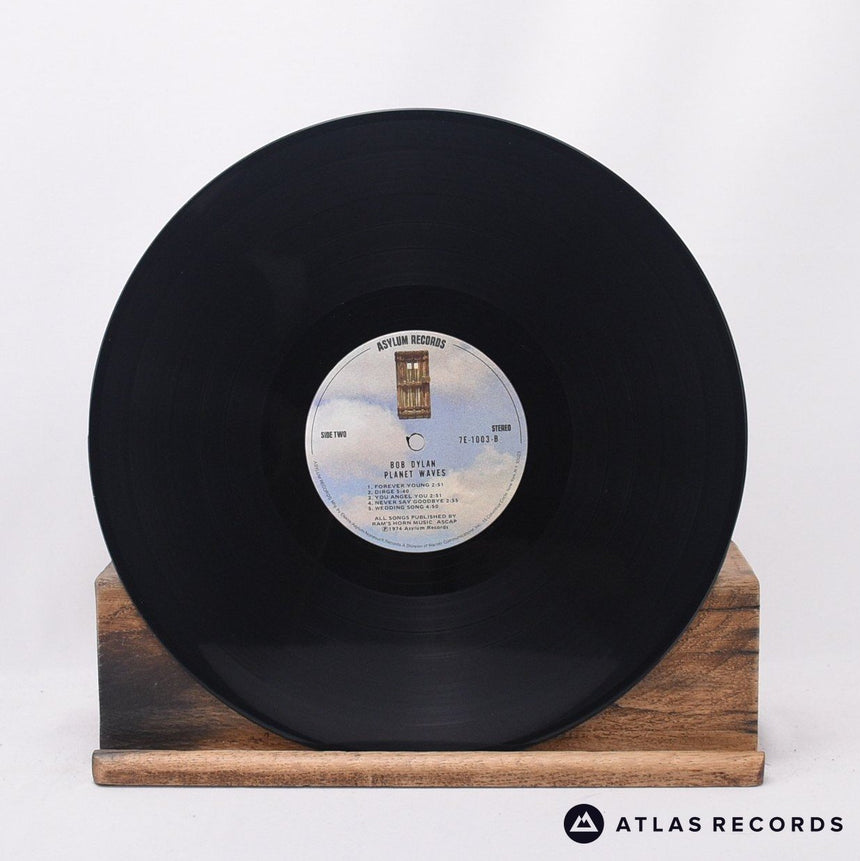 Bob Dylan - Planet Waves - Insert Textured Sleeve LP Vinyl Record - EX/VG+