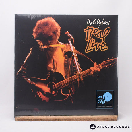 Bob Dylan Real Live LP Vinyl Record - Front Cover & Record