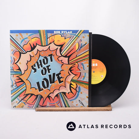 Bob Dylan Shot Of Love LP Vinyl Record - Front Cover & Record