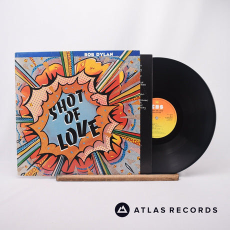 Bob Dylan Shot Of Love LP Vinyl Record - Front Cover & Record