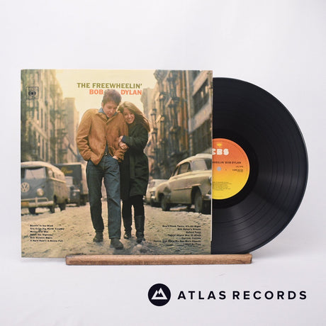 Bob Dylan The Freewheelin' Bob Dylan LP Vinyl Record - Front Cover & Record