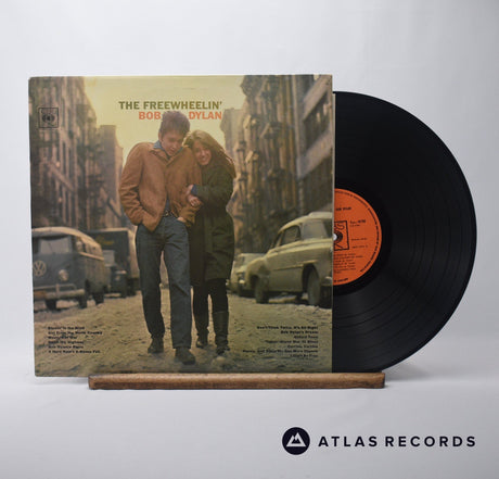 Bob Dylan The Freewheelin' Bob Dylan LP Vinyl Record - Front Cover & Record