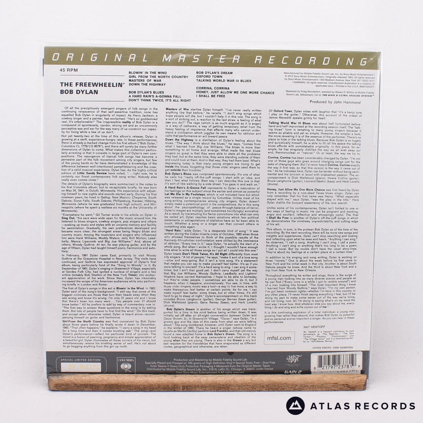 Bob Dylan - The Freewheelin' Bob Dylan - 2 x 12" Vinyl Record