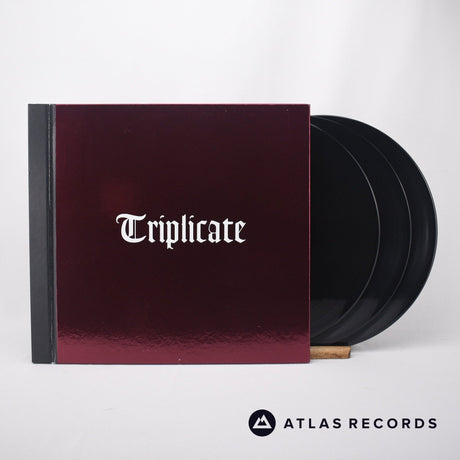 Bob Dylan Triplicate 3 x LP Vinyl Record - Front Cover & Record