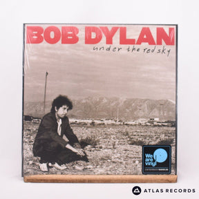 Bob Dylan Under The Red Sky LP Vinyl Record - Front Cover & Record
