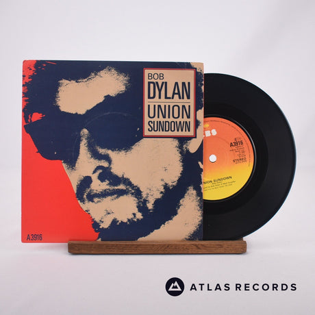 Bob Dylan Union Sundown 7" Vinyl Record - Front Cover & Record