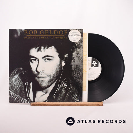 Bob Geldof Deep In The Heart Of Nowhere LP Vinyl Record - Front Cover & Record