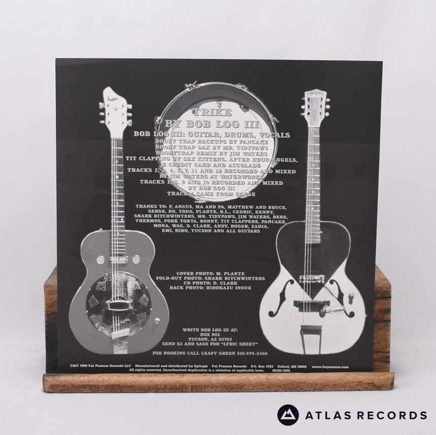 Bob Log III - Trike - Insert LP Vinyl Record - VG+/EX