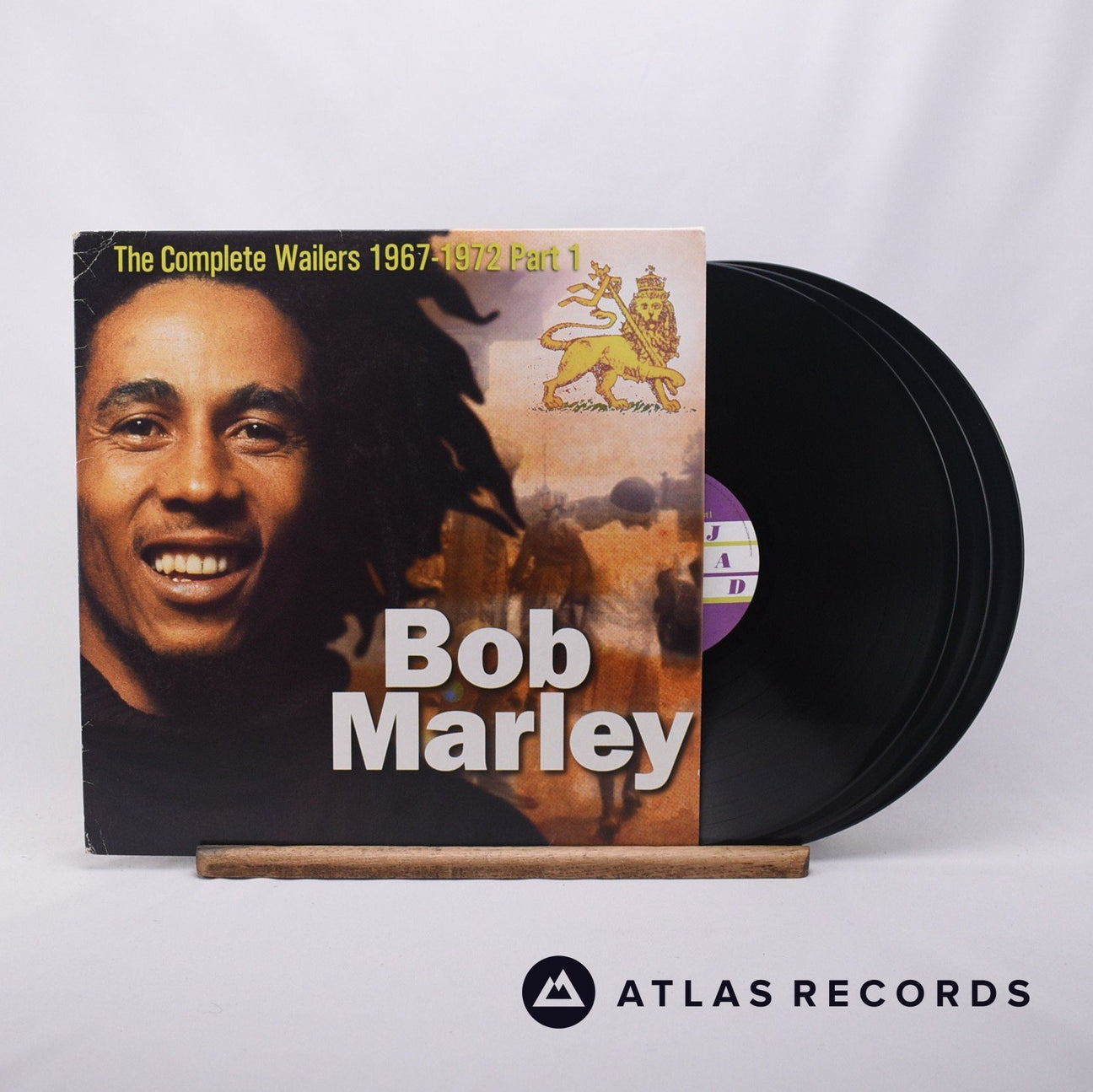 Bob Marley The Complete Wailers 1967-1972 Part 1 3 x LP Vinyl Record - Front Cover & Record