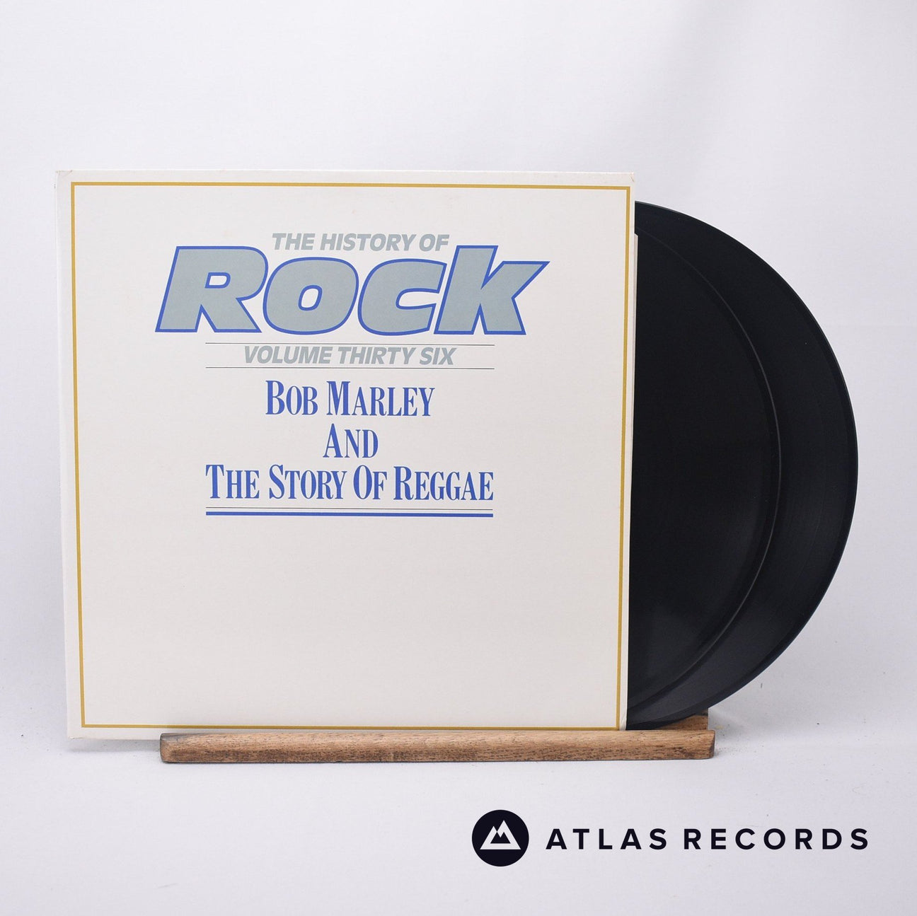 Bob Marley The History Of Rock 2 x LP Vinyl Record - Front Cover & Record