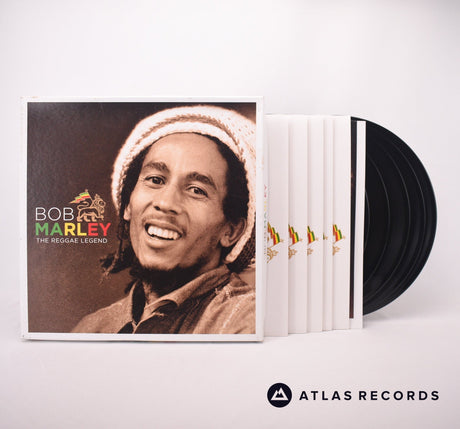 Bob Marley The Reggae Legend 5 x LP Box Set Vinyl Record - Front Cover & Record