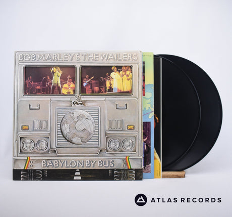 Bob Marley & The Wailers Babylon By Bus 2 x LP Vinyl Record - Front Cover & Record