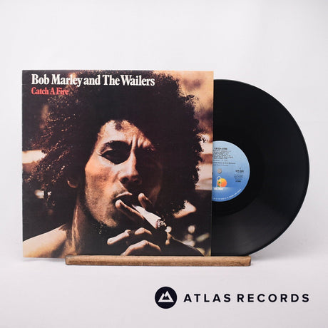 Bob Marley & The Wailers Catch A Fire LP Vinyl Record - Front Cover & Record