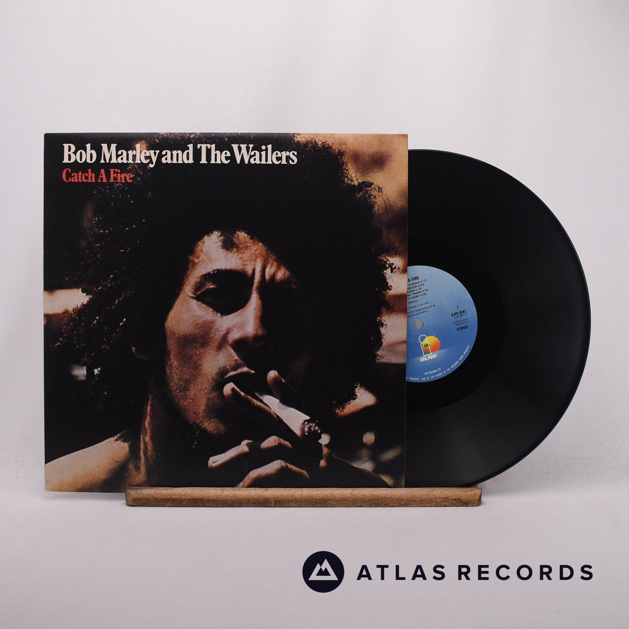 Bob Marley & The Wailers Catch A Fire LP Vinyl Record - Front Cover & Record