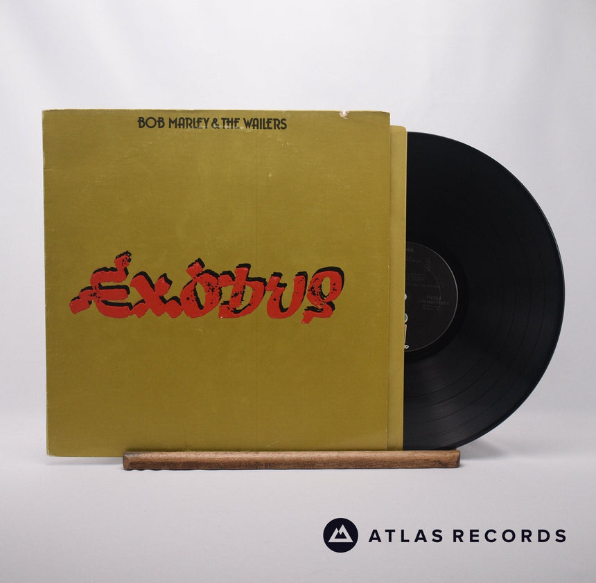 Bob Marley & The Wailers Exodus LP Vinyl Record - Front Cover & Record