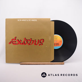 Bob Marley & The Wailers Exodus LP Vinyl Record - Front Cover & Record