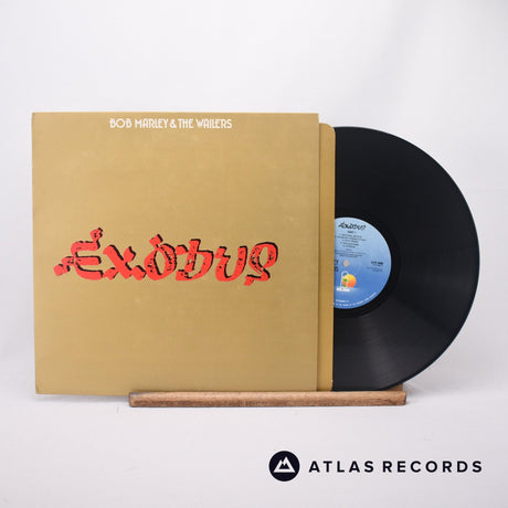Bob Marley & The Wailers Exodus LP Vinyl Record - Front Cover & Record