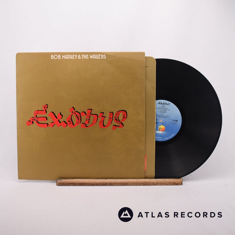 Bob Marley & The Wailers Exodus LP Vinyl Record - Front Cover & Record
