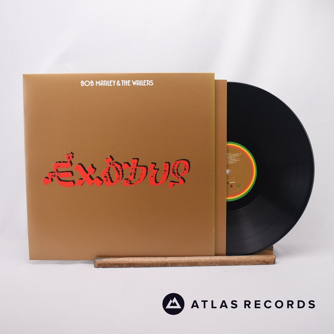 Bob Marley & The Wailers Exodus LP Vinyl Record - Front Cover & Record