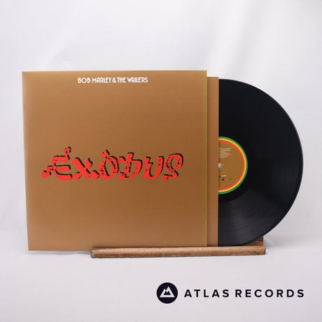 Bob Marley & The Wailers Exodus LP Vinyl Record - Front Cover & Record