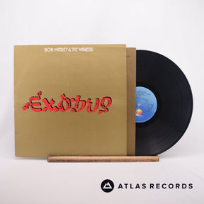 Bob Marley & The Wailers Exodus LP Vinyl Record - Front Cover & Record