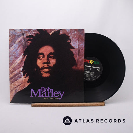 Bob Marley & The Wailers Iron Lion Zion 12" Vinyl Record - Front Cover & Record