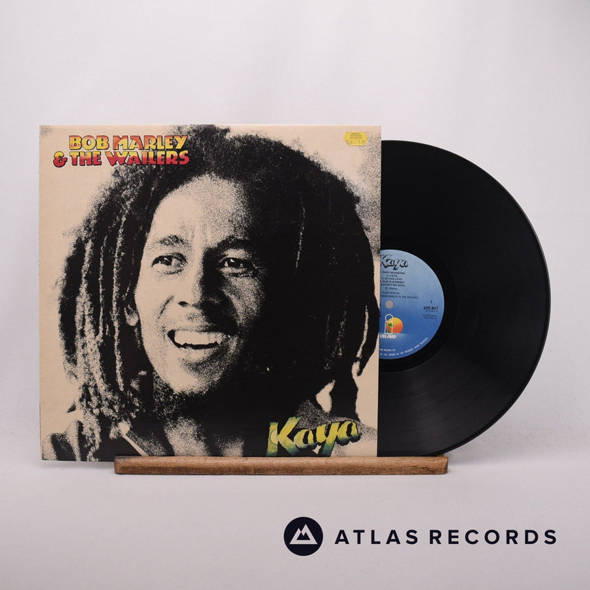 Bob Marley & The Wailers Kaya LP Vinyl Record - Front Cover & Record