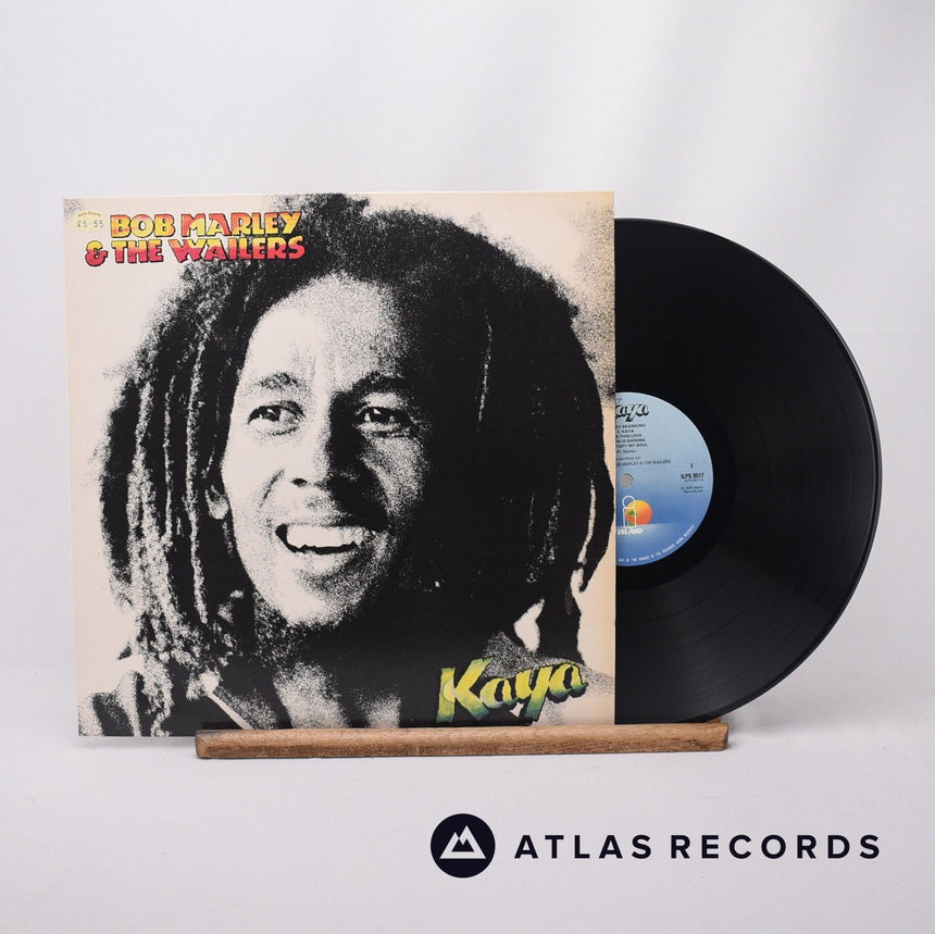 Bob Marley & The Wailers Kaya LP Vinyl Record - Front Cover & Record