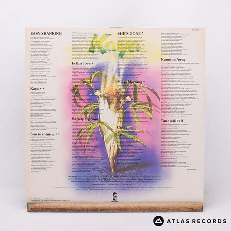 Bob Marley & The Wailers - Kaya - A-4 B-2 LP Vinyl Record - EX/EX
