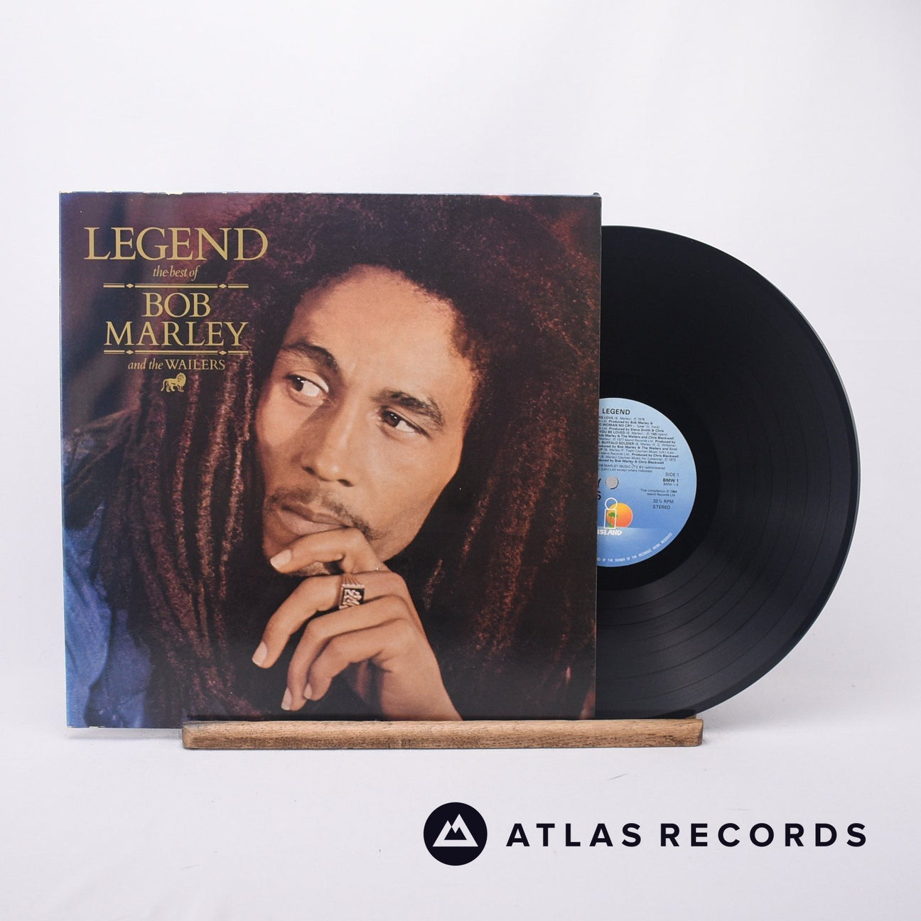 Bob Marley & The Wailers Legend LP Vinyl Record - Front Cover & Record