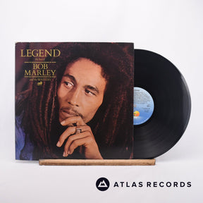 Bob Marley & The Wailers Legend LP Vinyl Record - Front Cover & Record