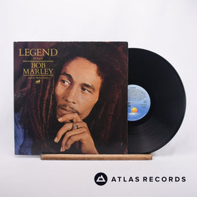 Bob Marley & The Wailers Legend LP Vinyl Record - Front Cover & Record
