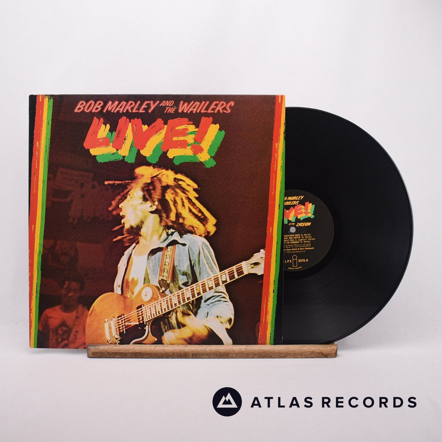 Bob Marley & The Wailers Live! LP Vinyl Record - Front Cover & Record