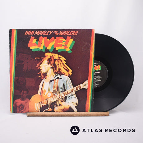 Bob Marley & The Wailers Live! LP Vinyl Record - Front Cover & Record