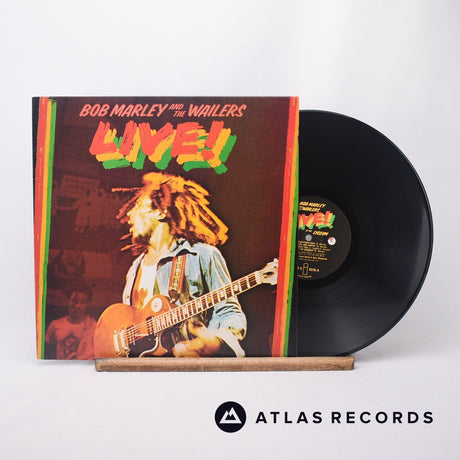 Bob Marley & The Wailers Live! LP Vinyl Record - Front Cover & Record